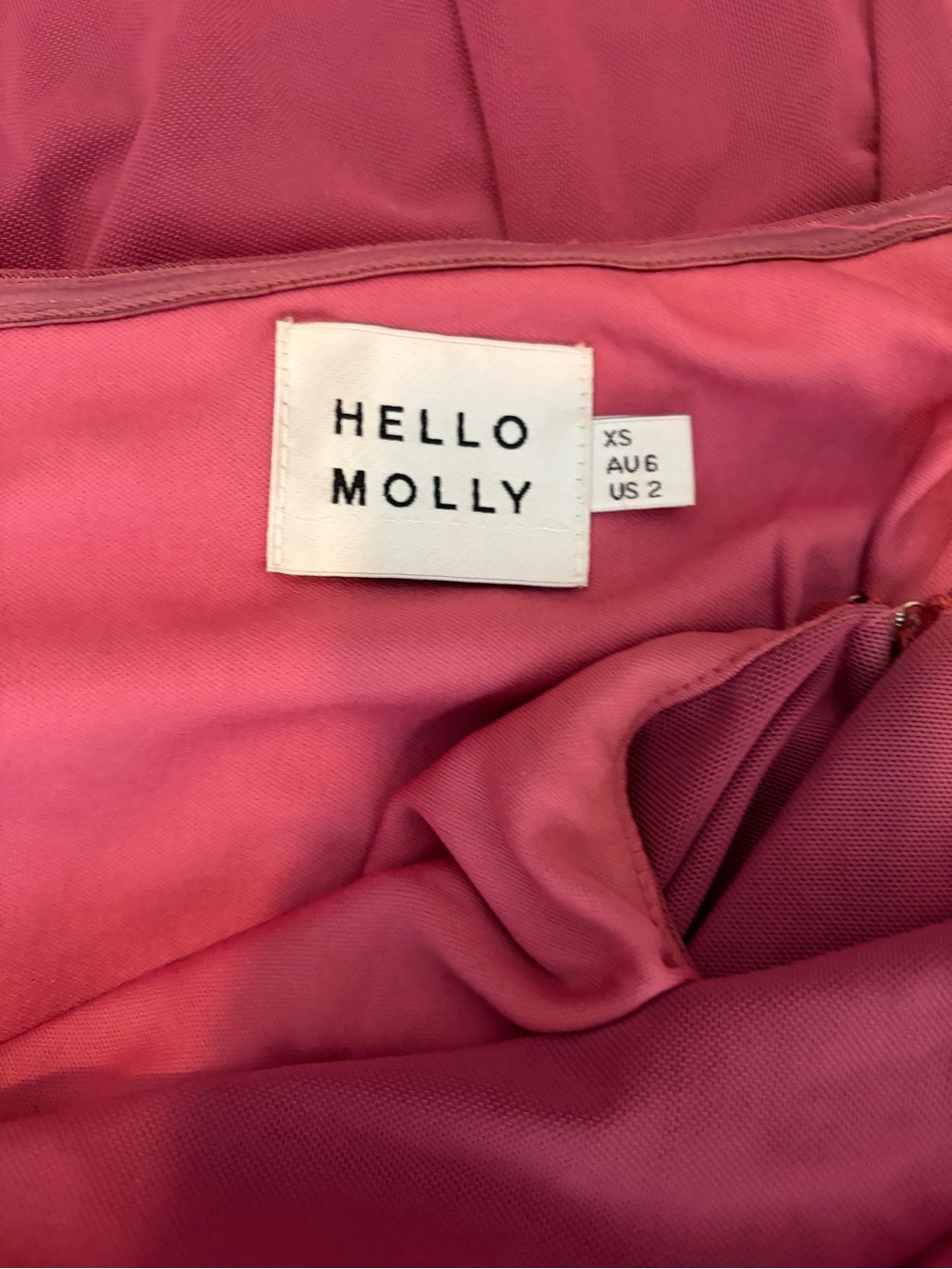 Hello Molly One-Shoulder Ruched Asymmetrical - Picture 3 of 3